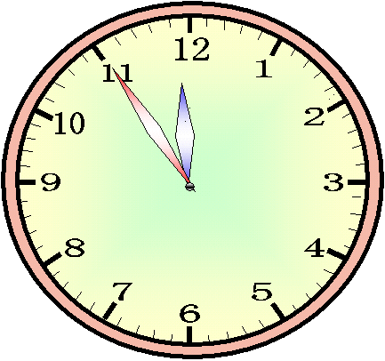 复习题(六)认识时间时间 1:00～2:00 2:10～3:30 3:40～4:40 4:50～6